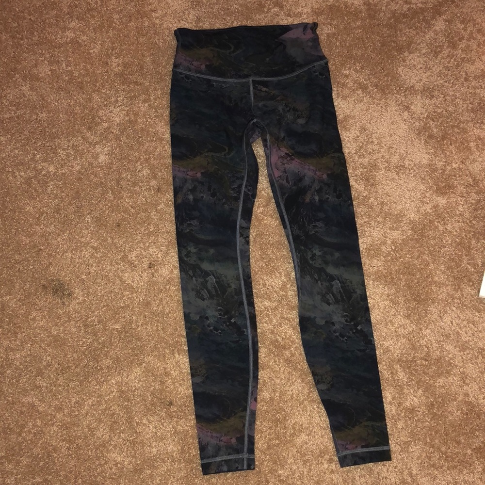 Marble Patterned Lululemon Leggings